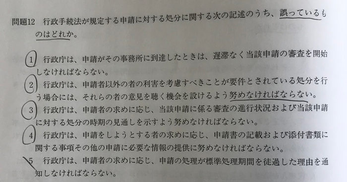 行政法の問題